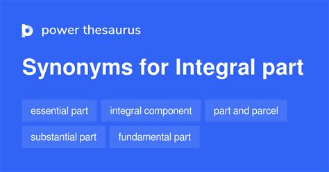 integral part synonym